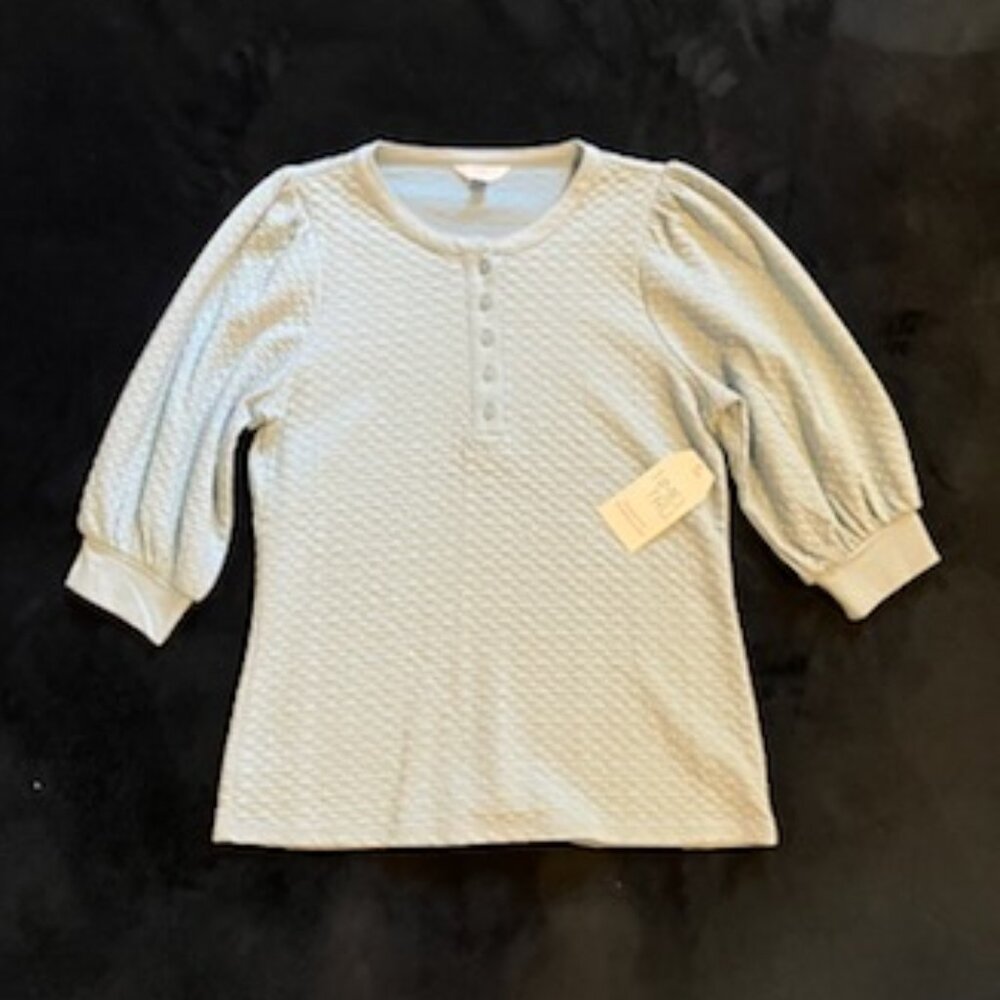 Time and Tru blue short-sleeve top